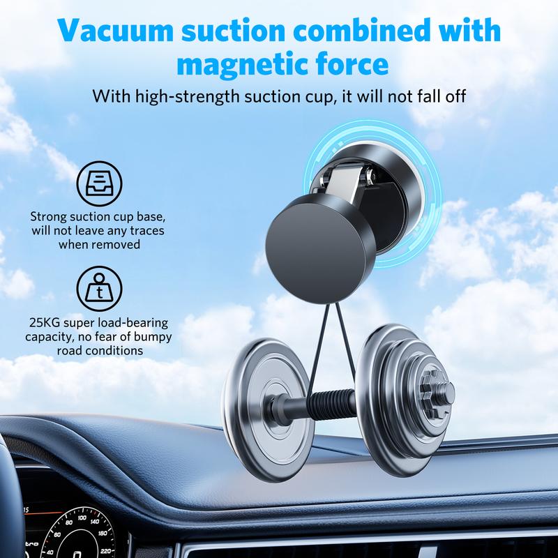 Magnetic Vacuum Phone Holder
