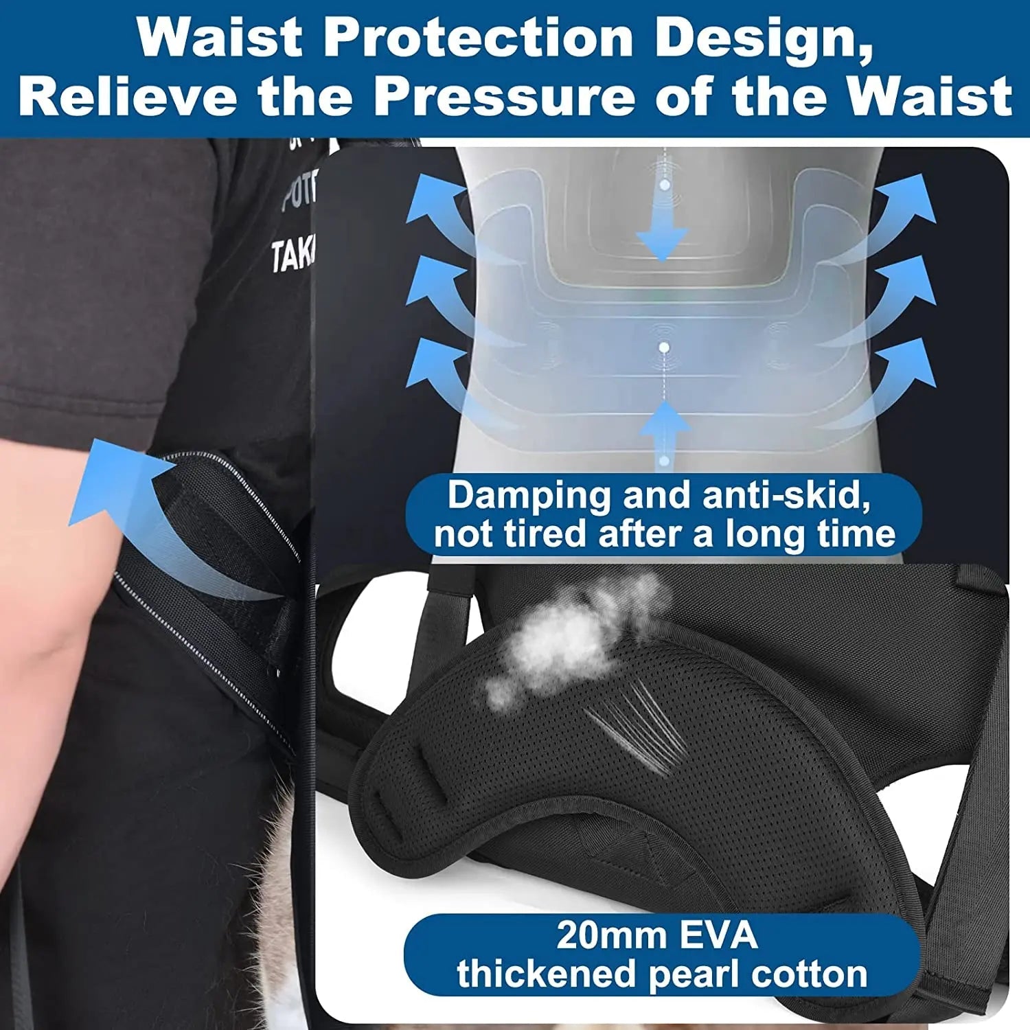 Dog Lift Harness Sling for Hind Leg Support Old Disabled