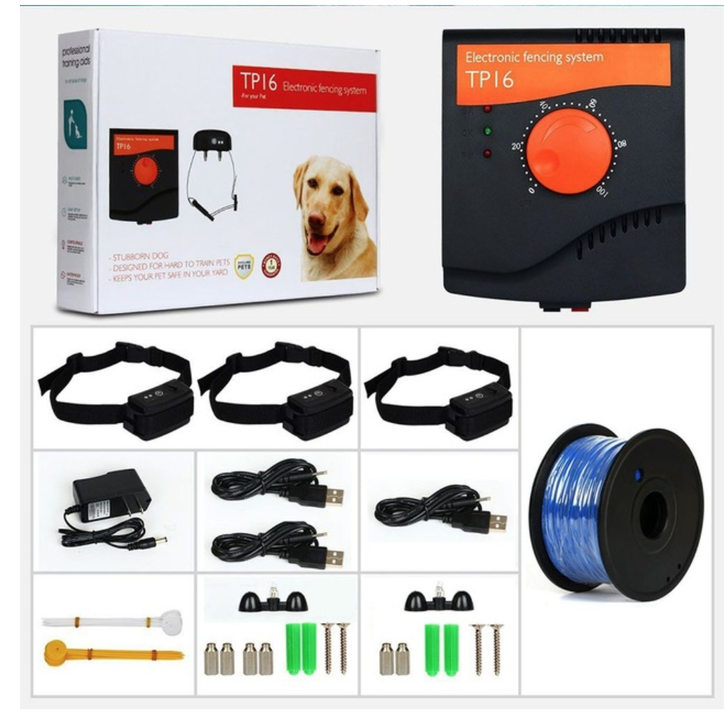 Waterproof Dog Electric Fence System - Electronic Dog Fence System Electric Wireless Pet Containment Collar