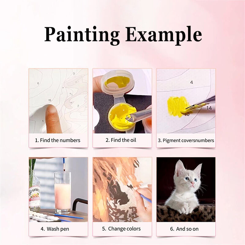 Customized Pet Paint by Numbers, Not Just For Pet Pictures