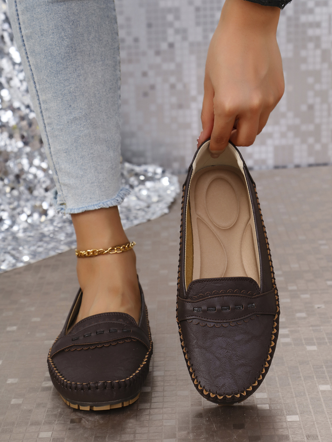 Stylish Orthopedic Shoes，Flat Non Slip Shoes