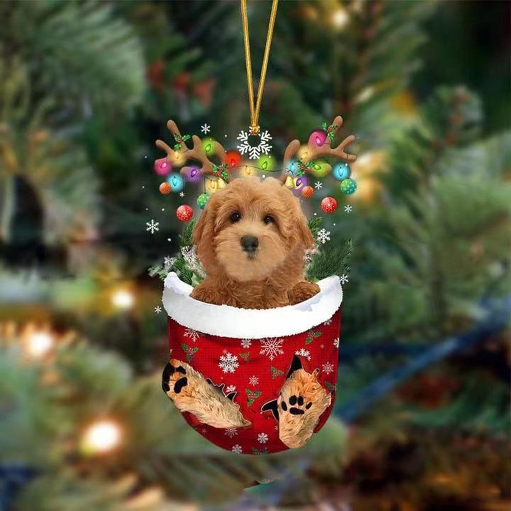 Dog Ornaments, Dog Christmas Stocking Decorations Christmas Ornaments