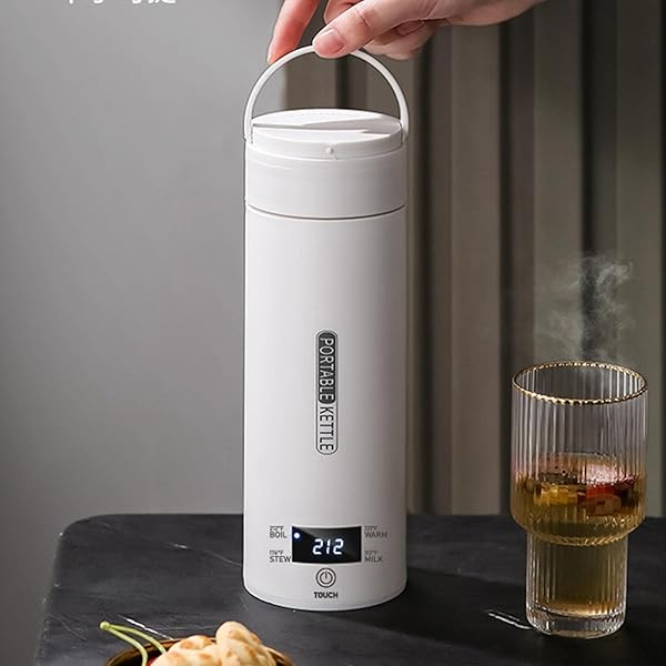 316 Stainless Steel Portable Electric Kettle Hot Water Kettle Adjustable Temps LED Display