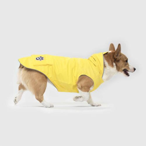 Dog Raincoat Pet Water Proof Clothes Lightweight Rain Jacket Poncho Ho