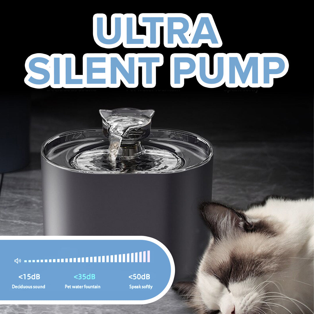Cat Drinking Fountain with Waterflow Filter