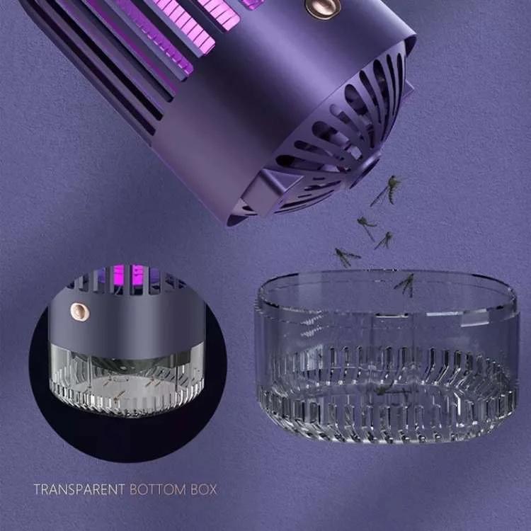 Mosquito Zapper Lamp for Indoor & Outdoor Use - Rechargeable, No Chemicals, Safe Mosquito Trap