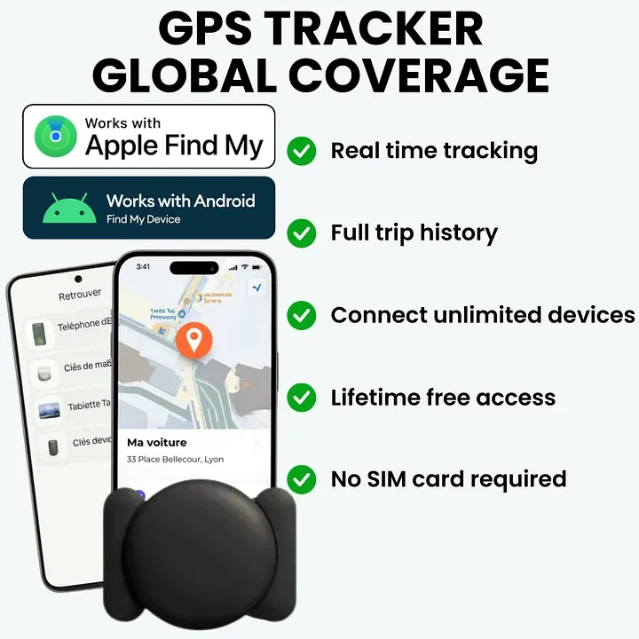 Pet GPS Tracker No Subscription Required | Compatible with Android & iOS