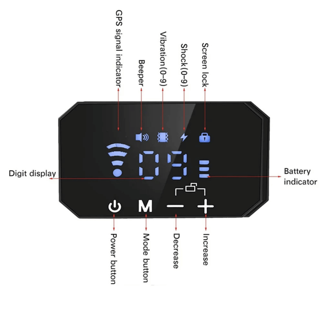 1000m GPS Wireless Dog Fence Containment System