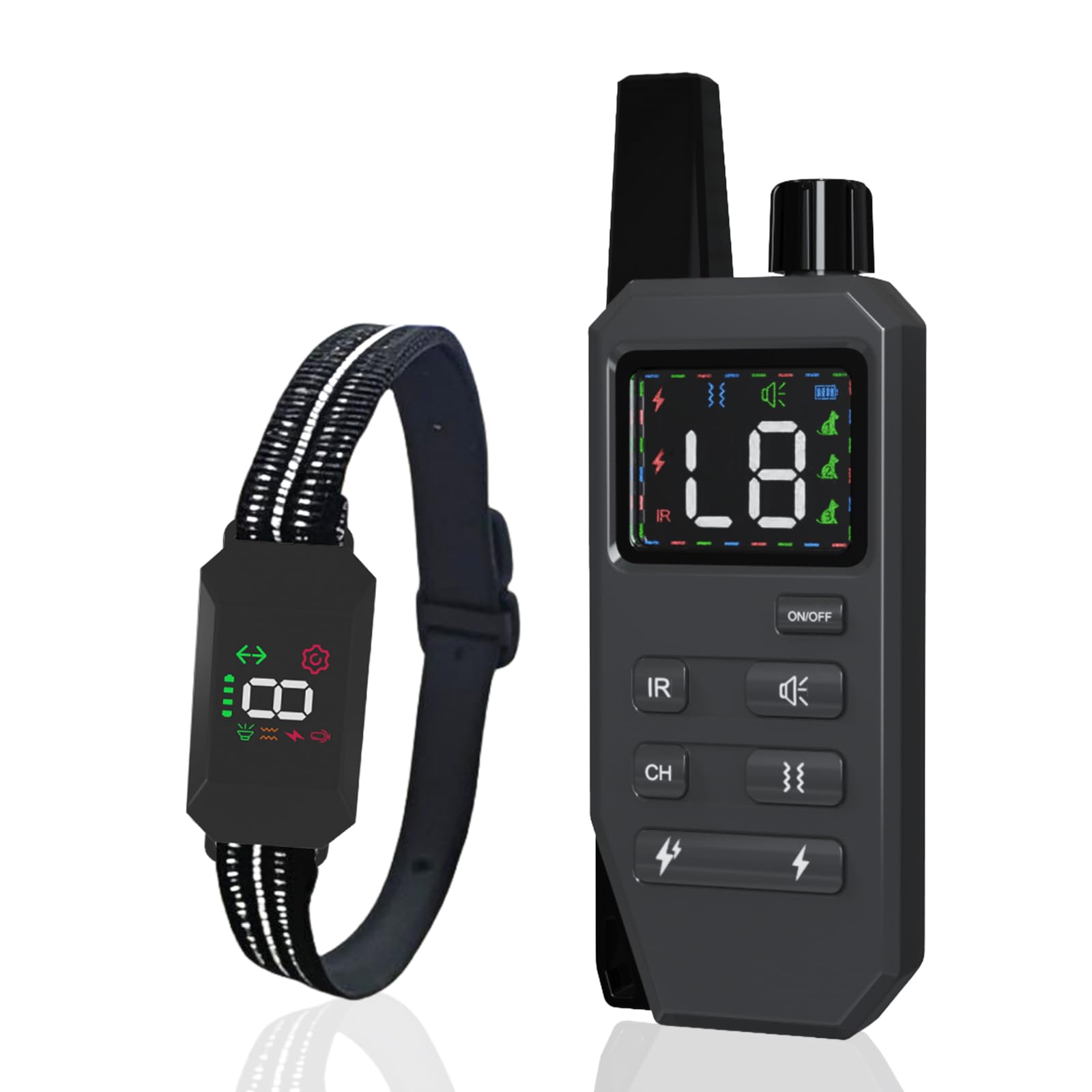 Remote Control Dog Training Collar, Anti-Barking Device