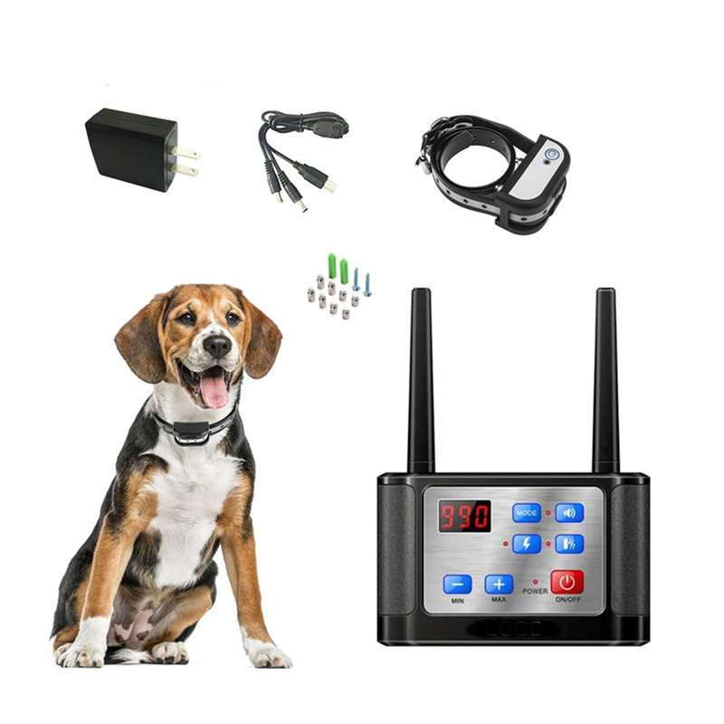 2-in-1 Wireless Dog Fence & Outdoor Training Collar, Dog Containment System