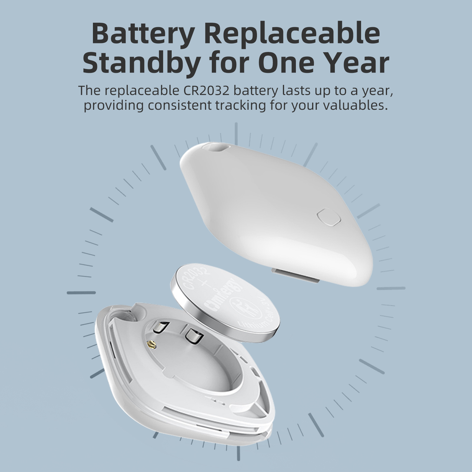 Smart GPS Tracker, AirTag for Real-Time Tracking, Geofencing, and Security