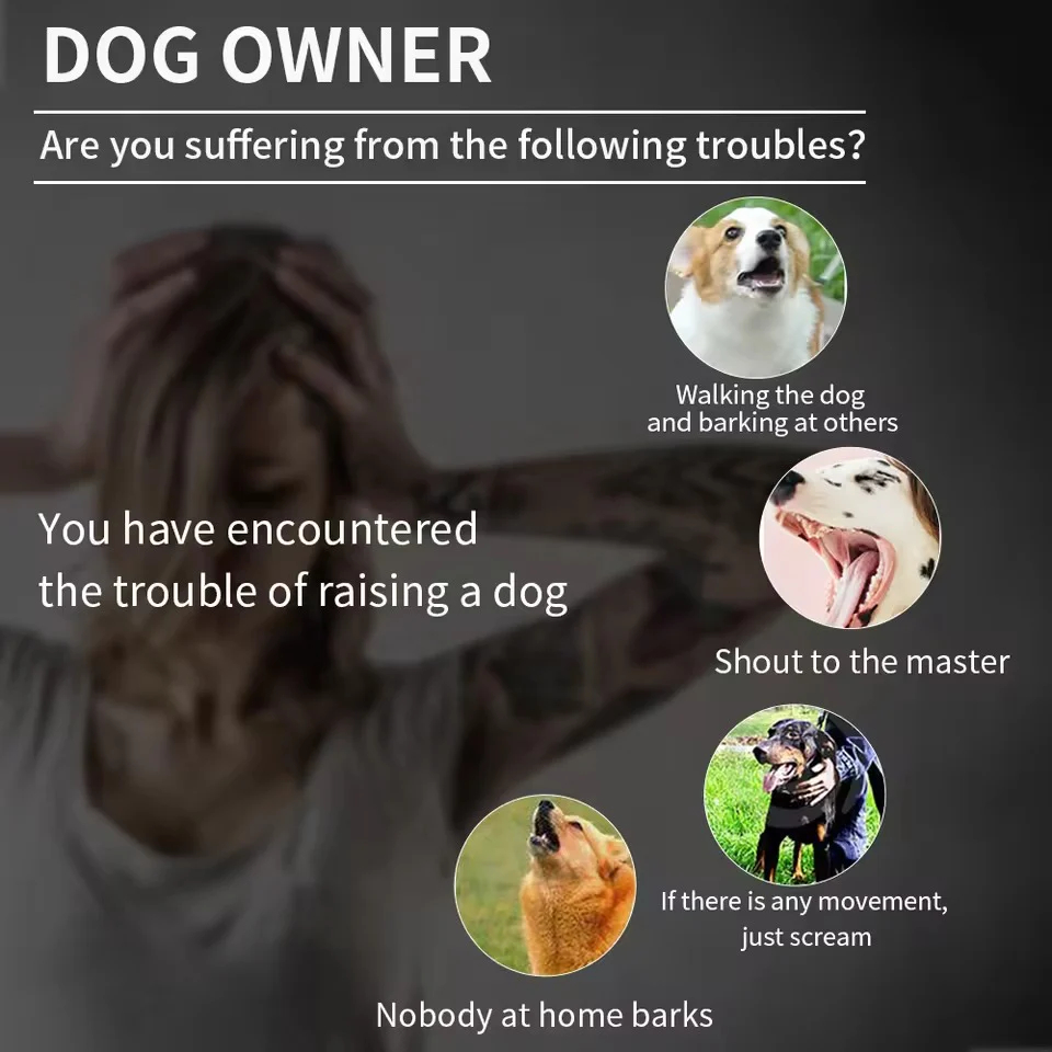 Waterproof Rechargeable Dog Bark Training Collar