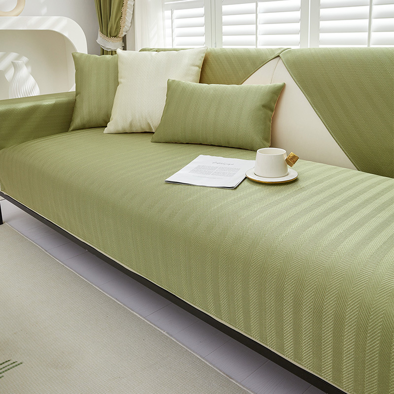 Ice Silk Sofa Cushion Summer Cool Cushion Anti slip Backrest Full Cove