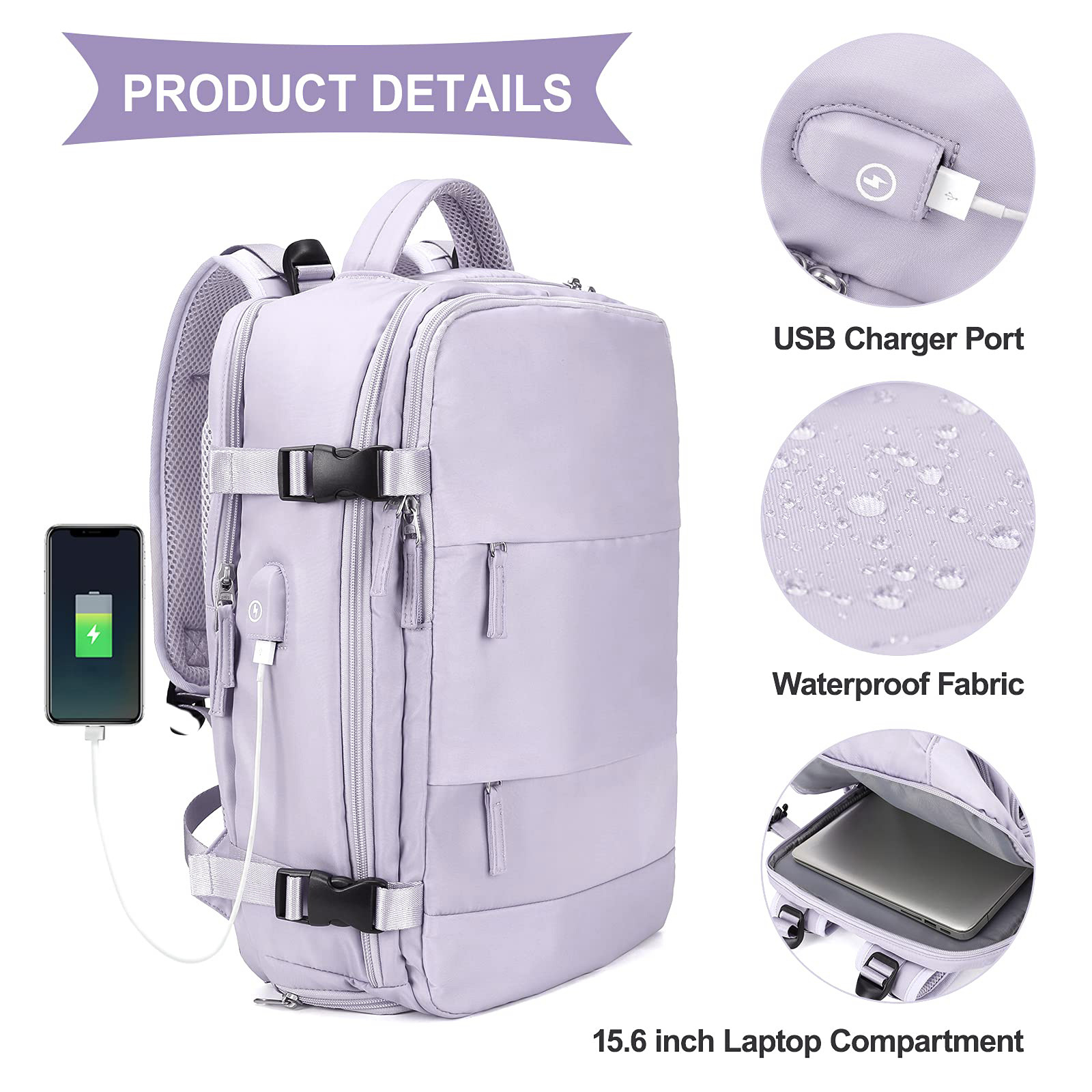 Lightweight Travel Backpack