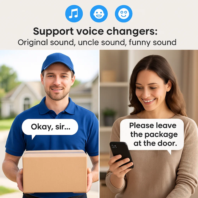 Wireless Smart Video Doorbell | No Subscription Needed | High-Definition Camera Doorbell