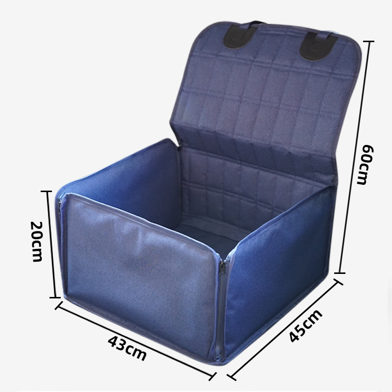 Waterproof Car Seat for Dogs - Non - Slip Protective Mat with Raised Edge Safety Belt