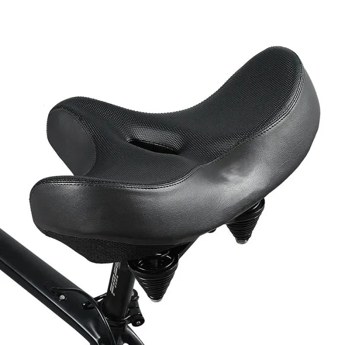 Extra Wide & Breathable Comfortable Bike Saddle, Ergonomic Bicycle Seat