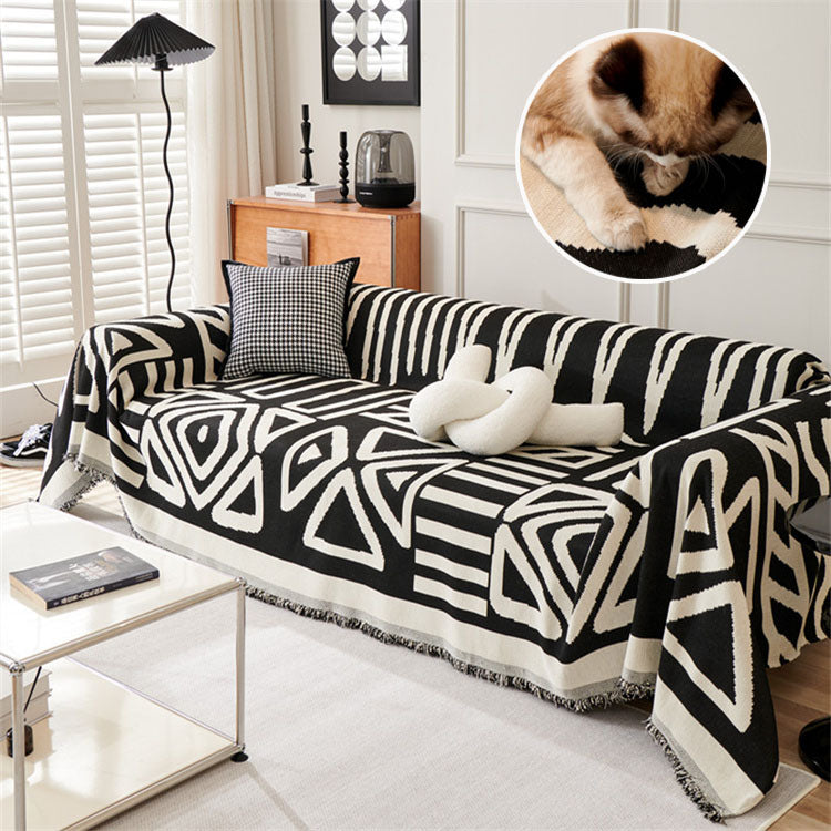 Couch Protector - Boho Geometric Anti-cat Scratch Couth Cover