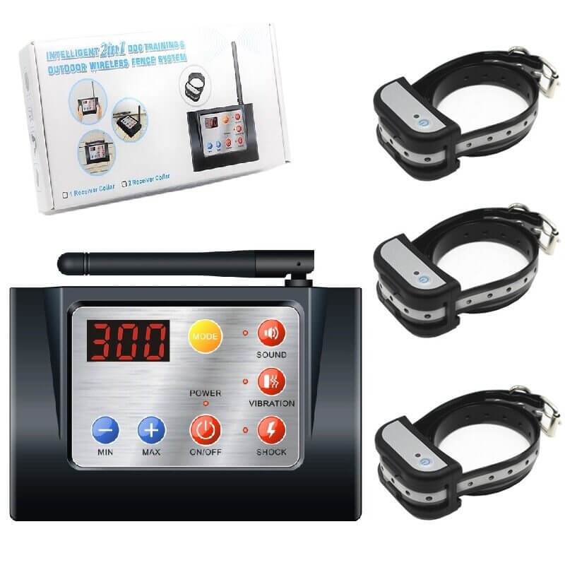 Dog Fence - Wireless Dog Fence With Collar - Waterproof Designed Wireless Dog Fence - Pet Training Device