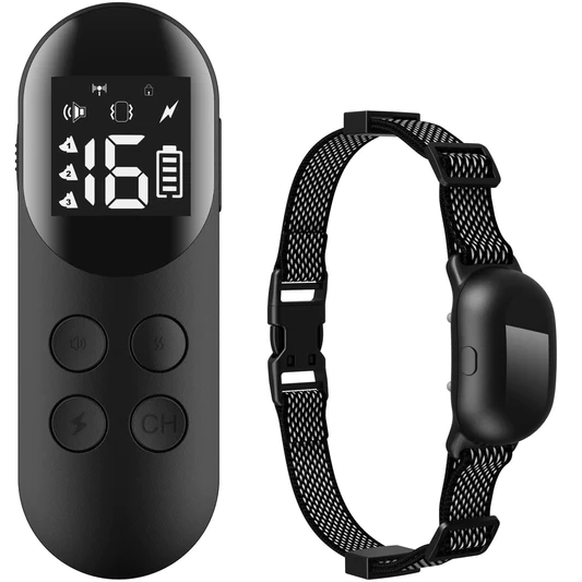 Dog Training Collar with Remote T200 White - 2 Dog Set, IPX68 Waterpro