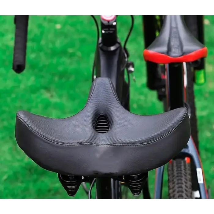 RideEase – Extra Wide & Breathable Comfortable Bike Saddle, Ergonomic 