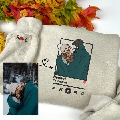 Custom Full Color Embroidered Sweatshirt&Hoodie Portrait
