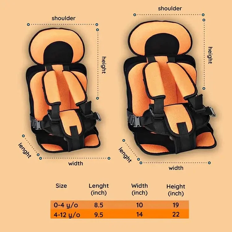 Child Car Seat | Comfortable Safe Breathable 5-Point Harness