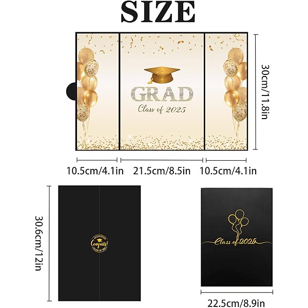 Class of 2025 Congratulations Graduates Alternative Signature Guest Book for Men Women