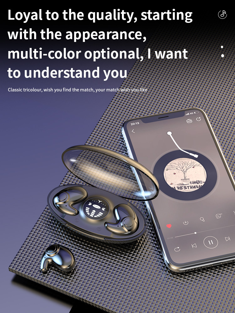 Invisible Wireless Sleep Earphone With Ipx5 Waterproofing