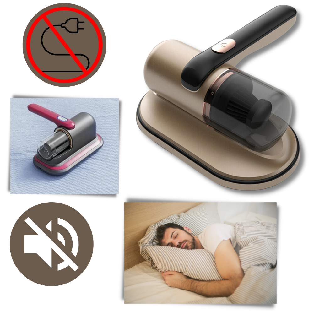 Dust mite vacuu | Bed vacuum | Cordless vacuum cleaner | Mattress vacuum - Wireless Convenience Meets Ergonomic Comfort - Ozerty Cordless Dust Mite Vacuum - Wireless Convenience Meets Ergonomic Comfort - Ozerty