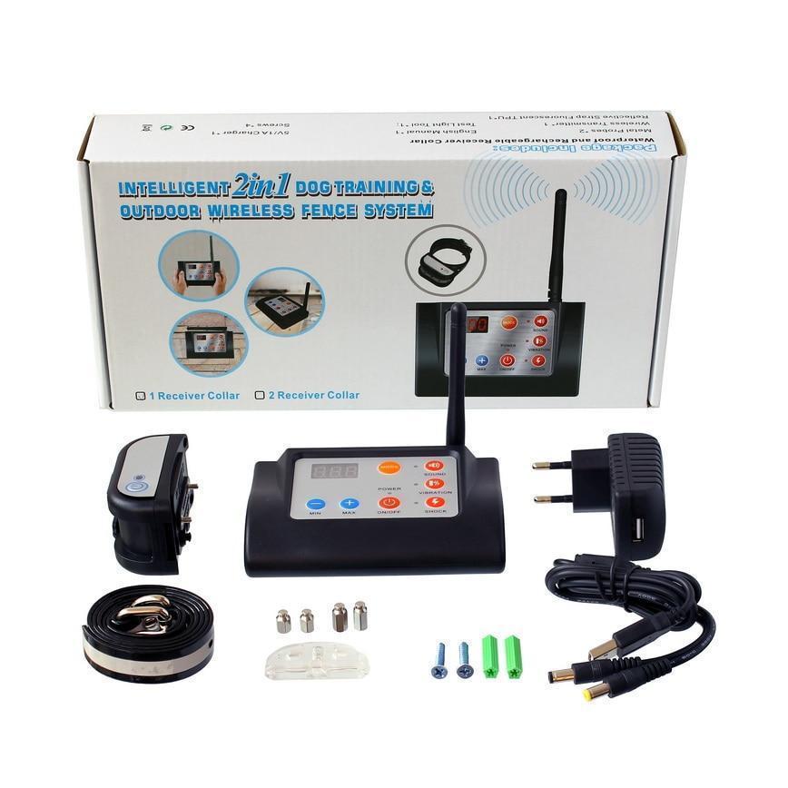 Dog Fence - Wireless Dog Fence With Collar - Waterproof Designed Wireless Dog Fence - Pet Training Device