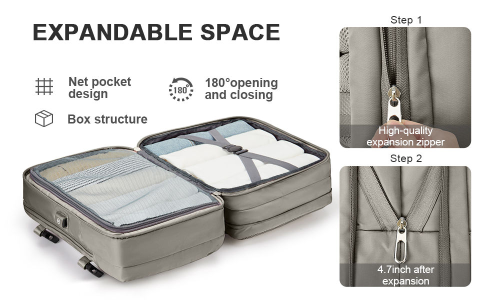 180 degree opening design