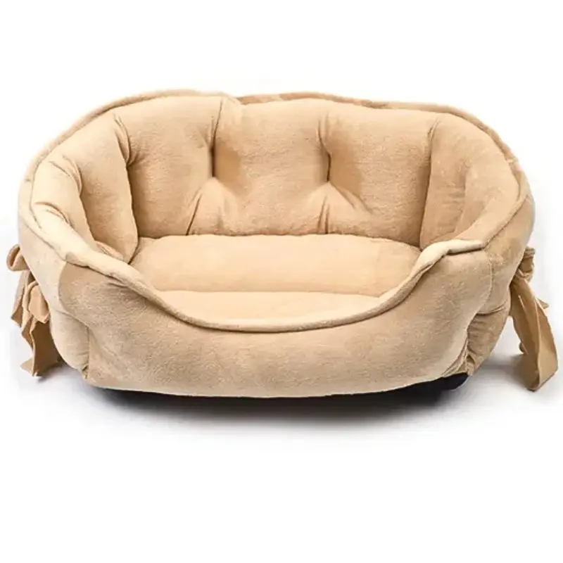 Anti-Anxiety Princess Dog Bed — Pink, Soft, Washable