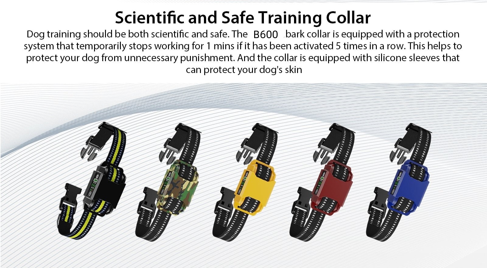 B600 Waterproof Dog AntiBark Collar