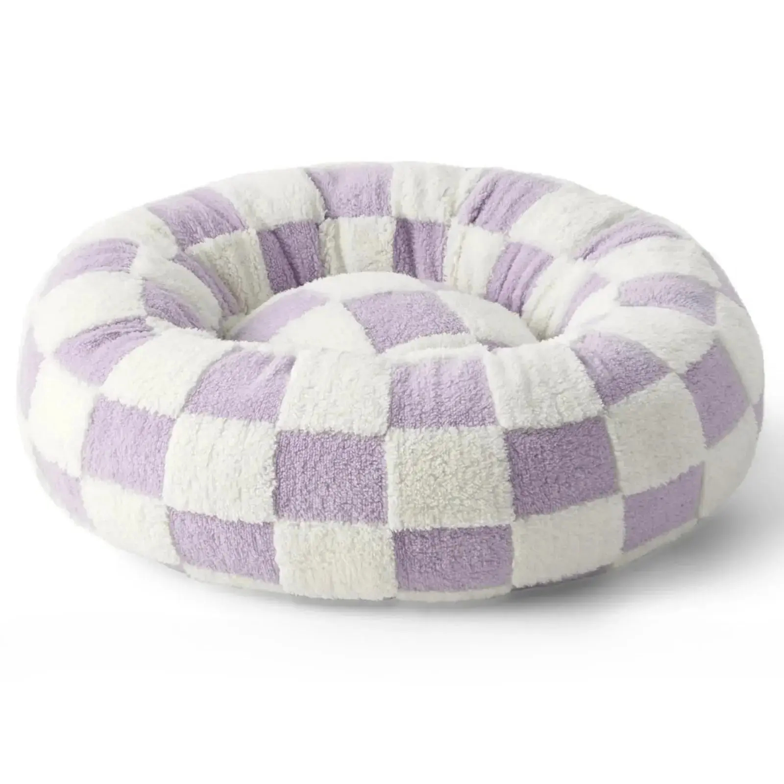 Calming Donut Dog Bed - Anti-Anxiety Plush Comfort