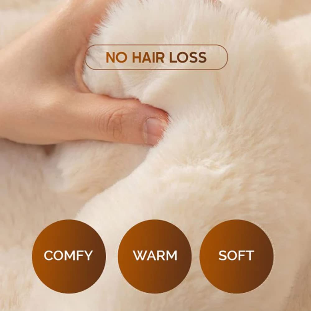 Faux Fur Sofa Covers, Throws Blankets Sofa Slipcovers for Pets