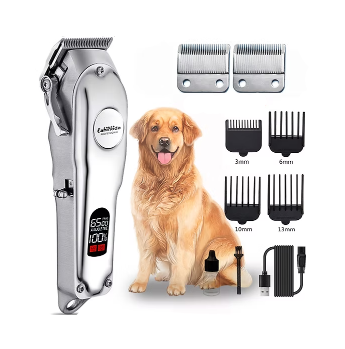 Professional Pet Hair Clipper – Cordless Trimmer For Dogs Cats
