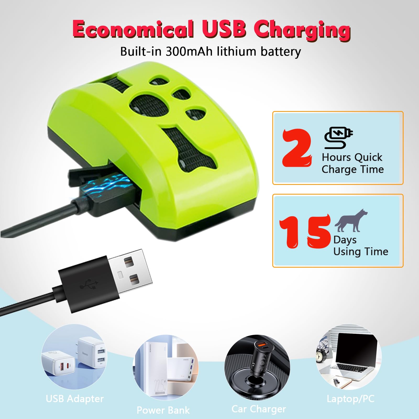 Dog Bark Collar, Anti Bark Collars for Large Medium Small Dogs