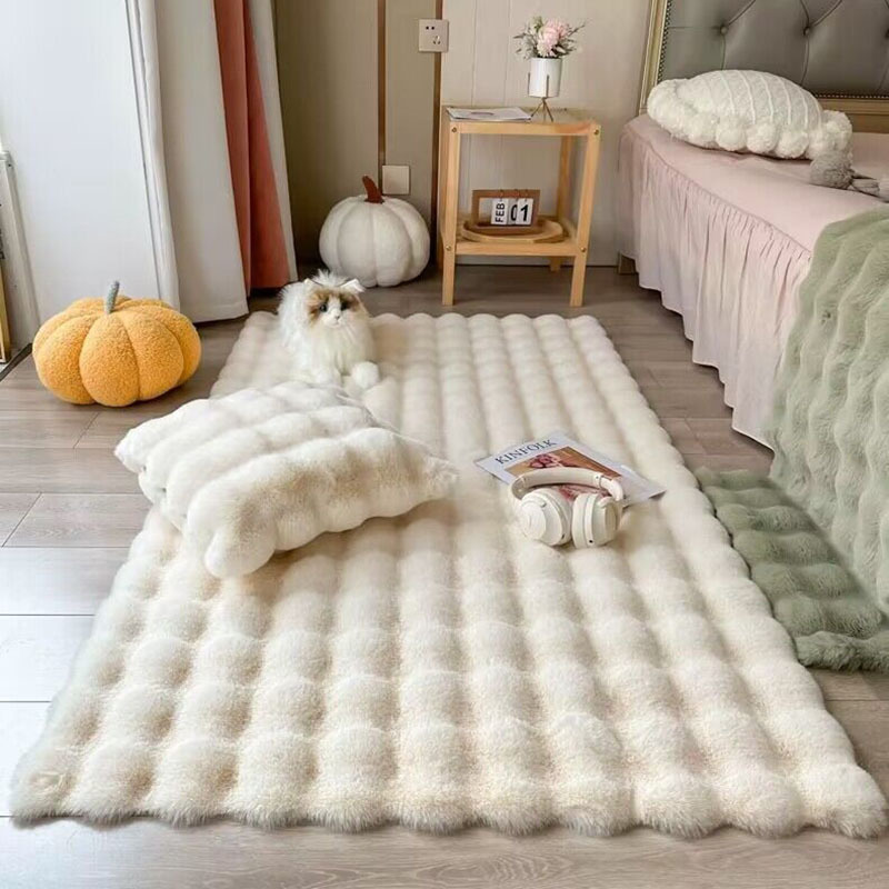 Faux Fur Soft Pet Mat, Sofa Bed for Dogs Cats Couch Protector