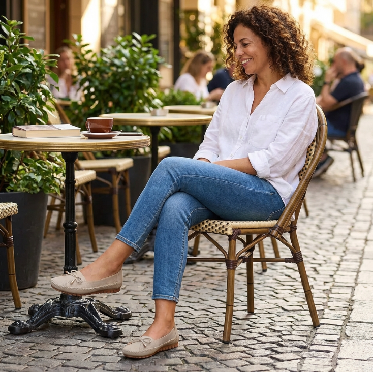 Orthopedic Leather Shoes for Women – Comfy & Anti-Slip