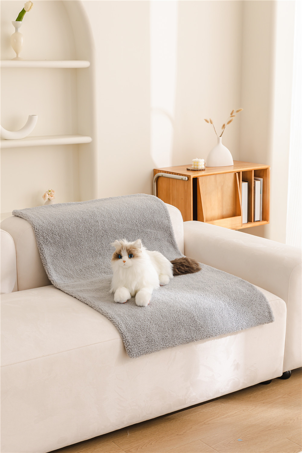 Cat Dog Mat Extra Warm Thermal Pet Crate Pad For Indoor Outdoor