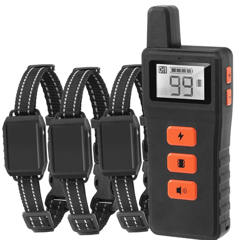 Effective Dog Training Collar | Behavior Aid, Bark Deterrent, Wireless Fence, Electric Shock & Vibration Modes