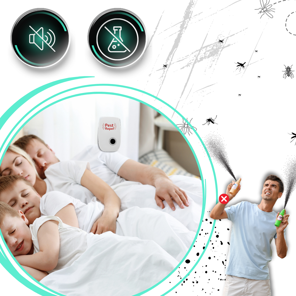 Ultrasonic Pest Repeller – Effective Electronic Insect and Rodent Deterrent | Ultrasonic Technology for a Pest-Free Home