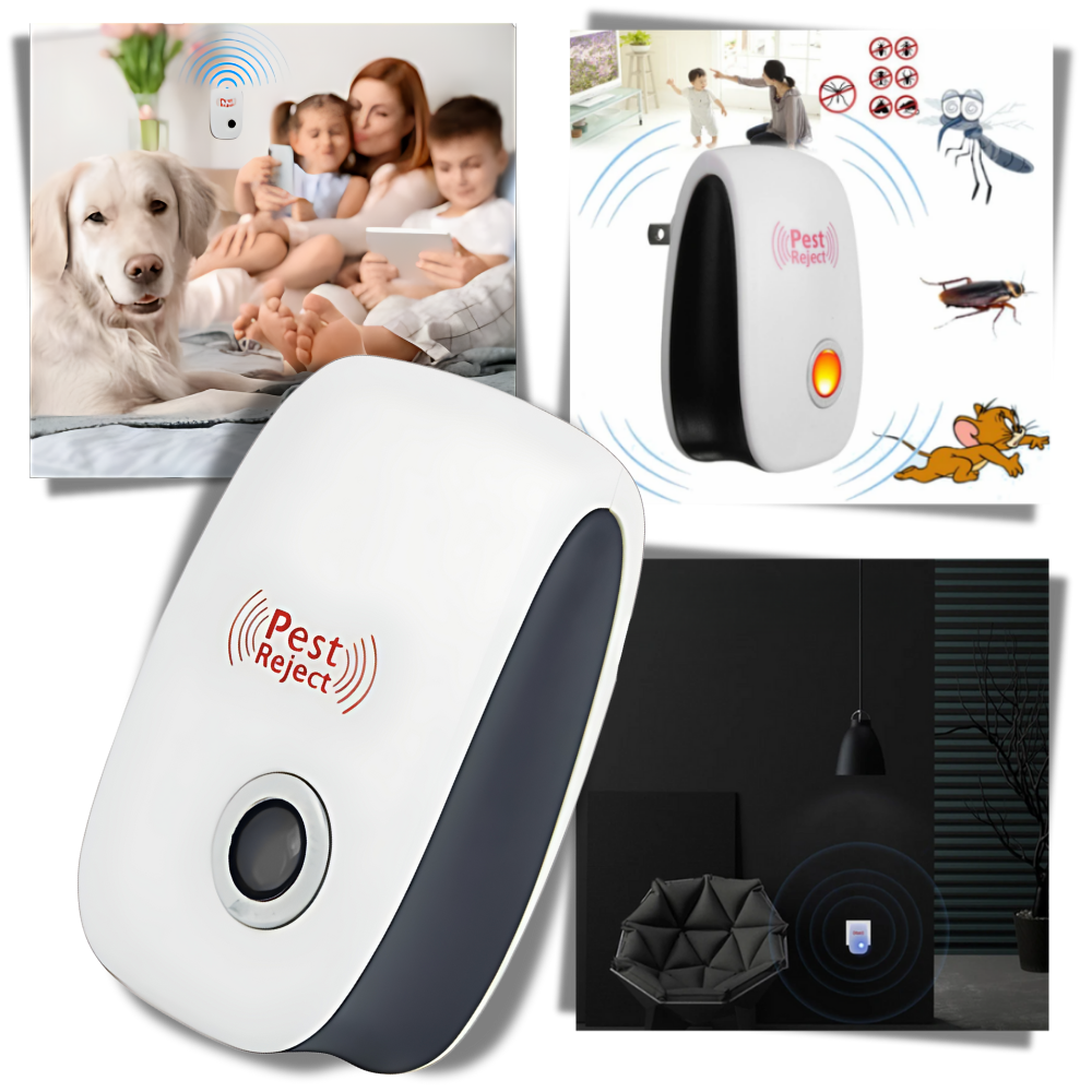 Ultrasonic Pest Repeller – Effective Electronic Insect and Rodent Deterrent | Ultrasonic Technology for a Pest-Free Home