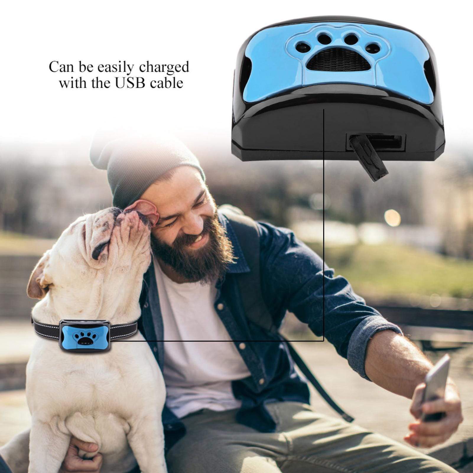 Dog Bark No-Shock Collar