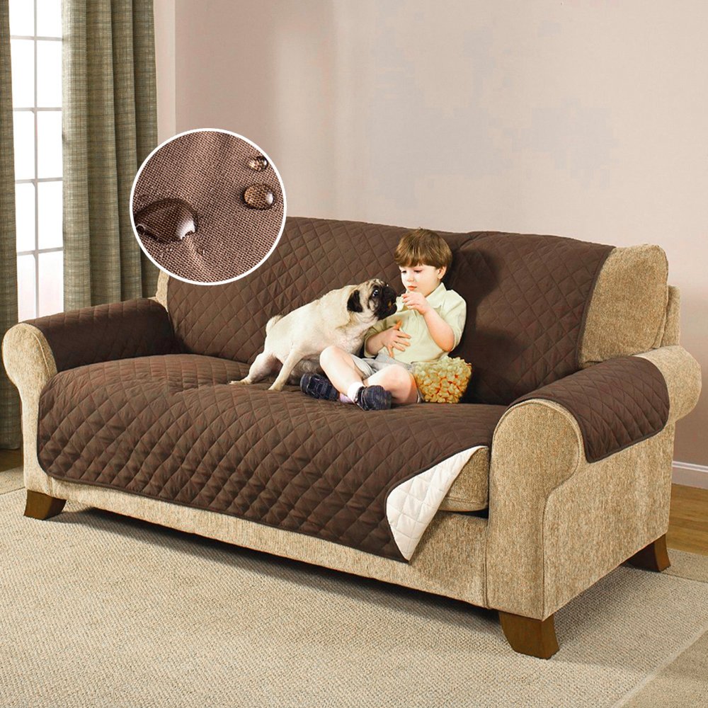 Waterproof pet sofa cover, dog sofa cover - Waterproof Quilted Sofa Co