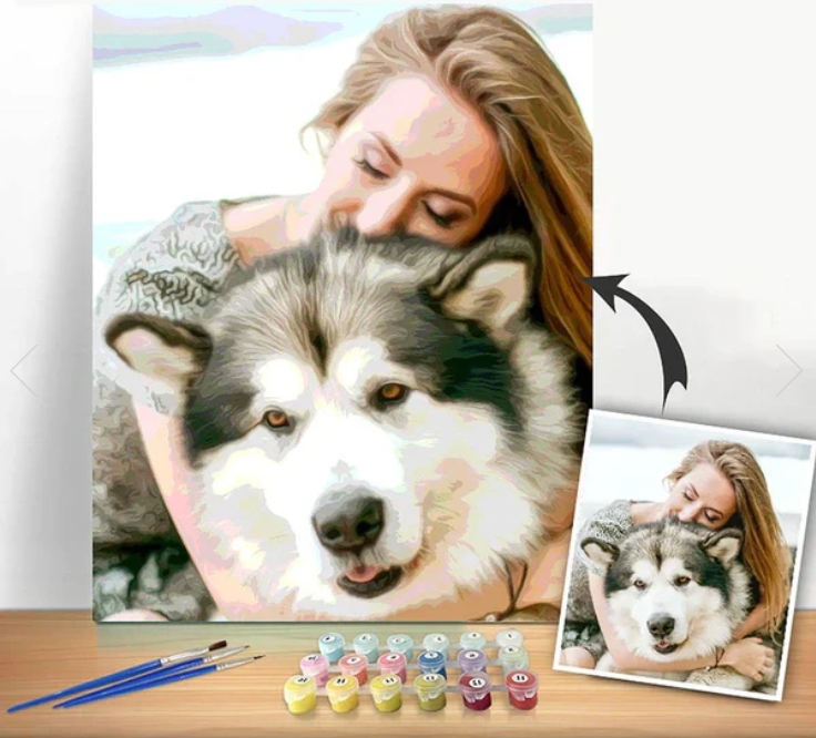 Customized Pet Paint by Numbers, Not Just For Pet Pictures