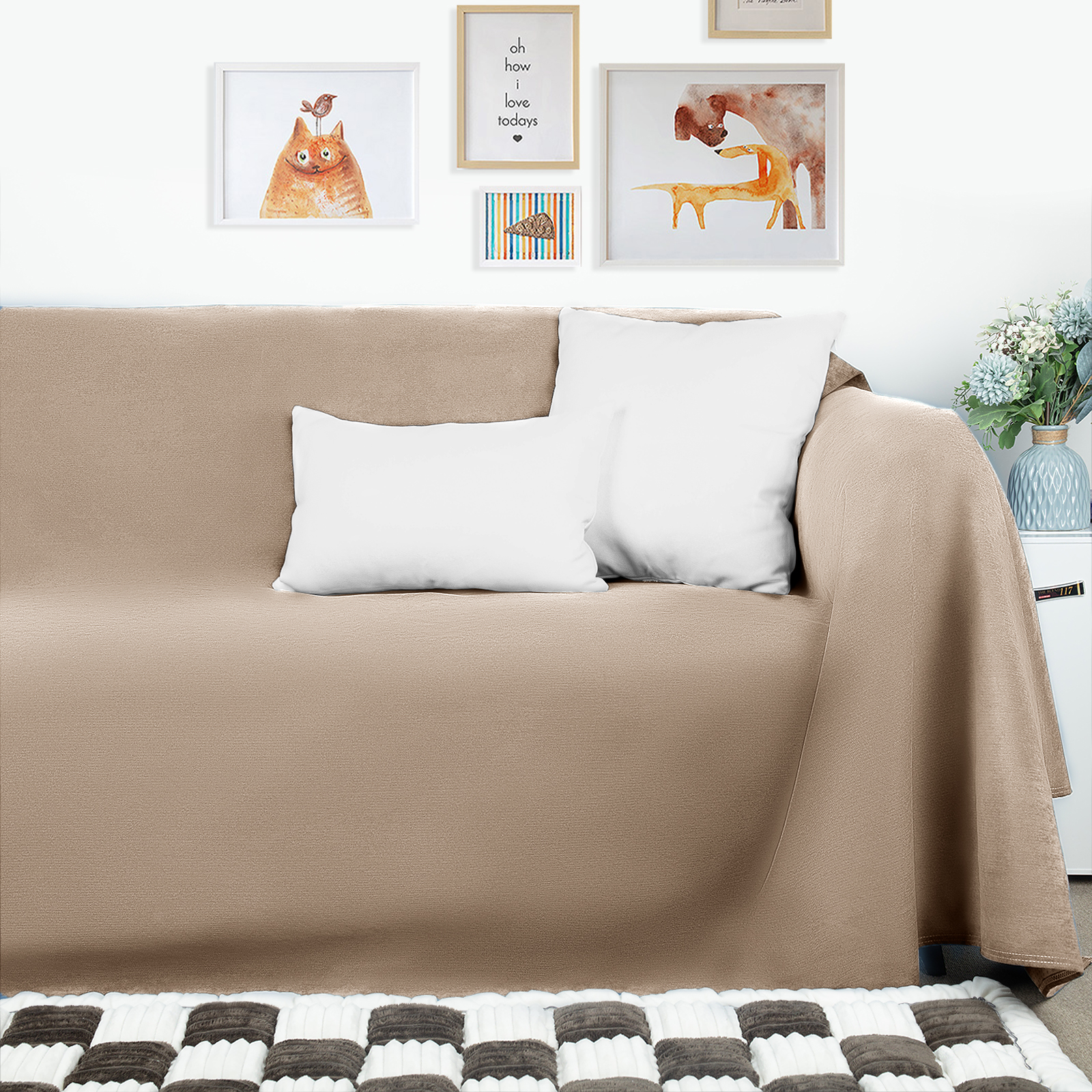 Waterproof Sofa Covers for Dogs Cats Home Pet Couch Protector, Blanket Couch Cover