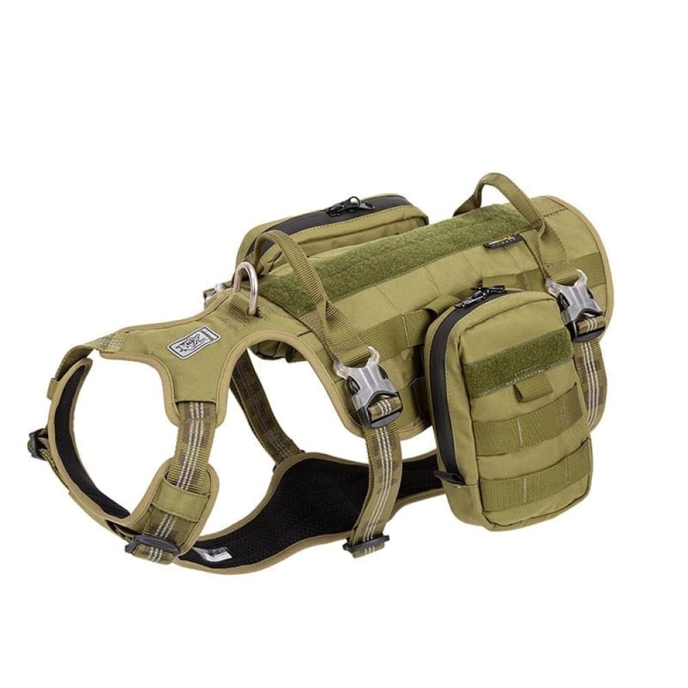 High Tactical Military Design Harness with Bags