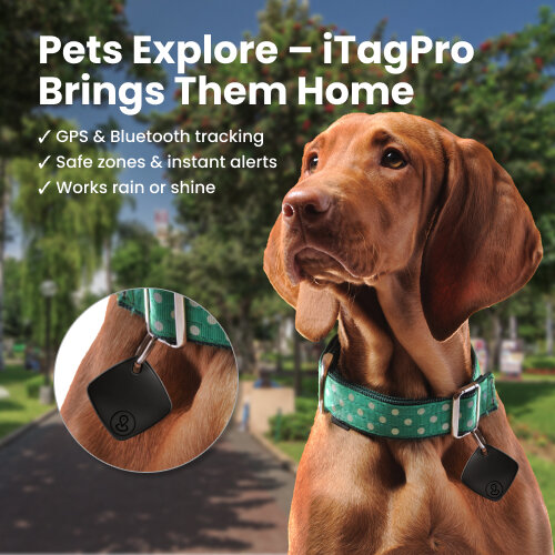 Smart GPS Tracker, AirTag for Real-Time Tracking, Geofencing, and Security